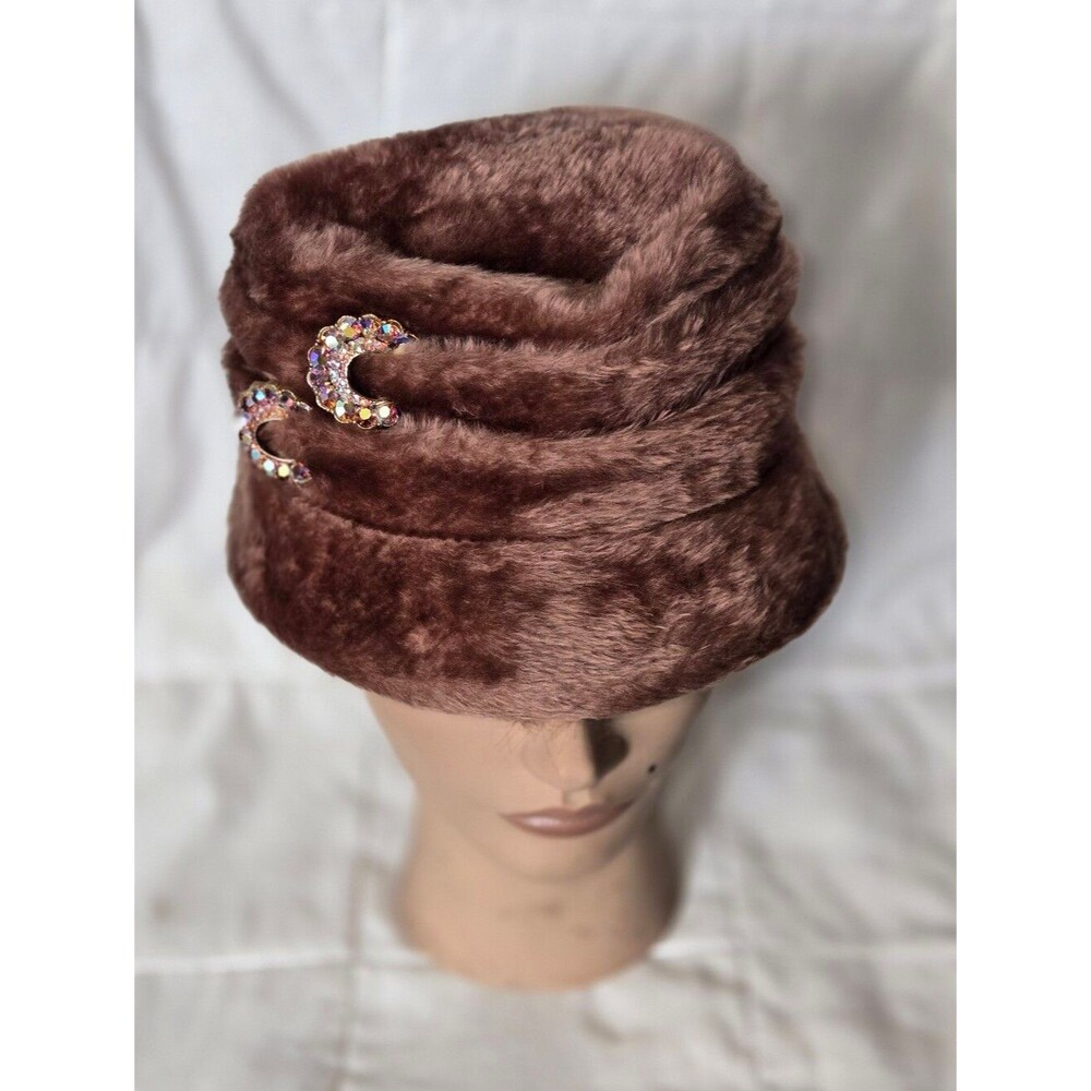 Selene Made in Austria Lodge Chic Winter Hat with Decorative Jewel Accent